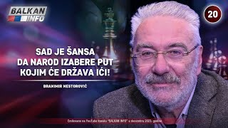 INTERVJU Branimir Nestorović  Sad je šansa da narod izabere put kojim će država ići 16122023 [upl. by Snook]