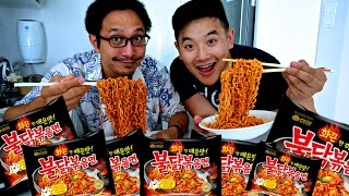 KOREAN FIRE NOODLE CHALLENGE EXTREME [upl. by Yance]