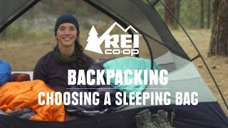 How to Choose Backpacking Sleeping Bags  REI [upl. by Quentin69]