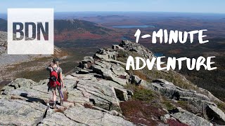 Hiking Hamlin Ridge Katahdin Baxter State Park  1Minute Hike [upl. by Atirihs]