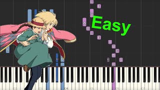 MerryGoRound of Life TikTok Version from Howl’s Moving Castle  Easy  Piano Tutorial [upl. by Nomael]