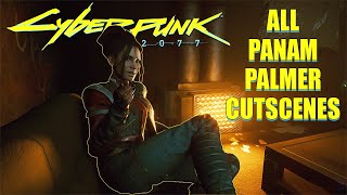 All Panam Palmer Cutscenes With Male V  Cyberpunk 2077 [upl. by Hurlee617]