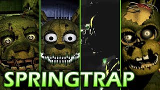 Evolution of Springtrap in FNAF 20152017 [upl. by Leihcar]