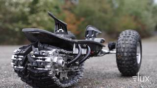 Track 1 by Flux Design Co All Terrain electric track board [upl. by Attemaj734]