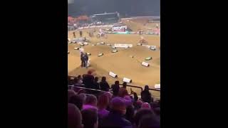 ROMAIN FEBVRE CRASH SUPERCROSS DE PARIS [upl. by Troc]