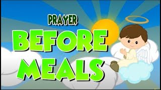 Prayer Before Meals with Lyrics  Catholic  JMTV Shorts [upl. by Aretse]