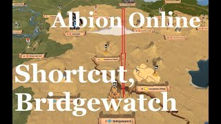 Albion Online  Caerleon to Bridgewatch fast almost safely [upl. by Enymzaj]