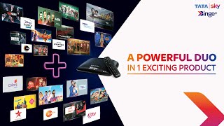 Tata Sky Binge Plus  Get A Powerful Duo In 1 Exciting Product  Binge Plus Features [upl. by Moyers806]