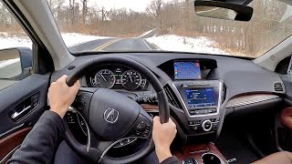 2020 Acura MDX AWD Advance Package  POV Driving Impressions [upl. by Conny7]