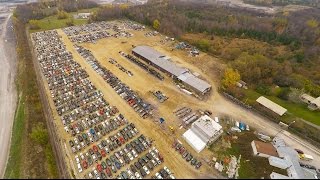 CANADAs LARGEST junkyard with Free auto parts [upl. by Oni]