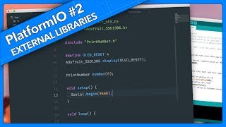 PlatformIO  Using External Libraries [upl. by Aicilegna]