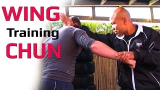 Wing Chun kung fu Training Lesson 1  Master Wong [upl. by Nemzzaj]