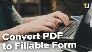 How to Convert PDF to Fillable Form [upl. by Eliezer]