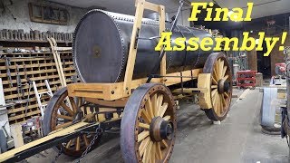 Borax Water Wagon is Finished Final Blacksmithing amp Assembly  Engels Coach [upl. by Goldy]