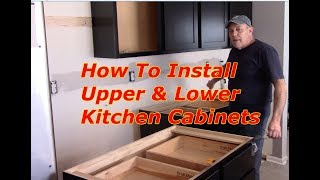 How To Install Kitchen Cabinets [upl. by Marcoux]