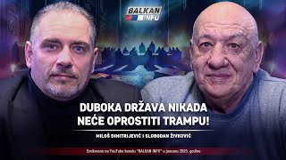 AKTUELNO Miloš Dimitrijević i Slobodan Živković  Duboka država neće oprostiti Trampu 1312025 [upl. by Rooney664]