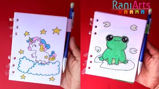 HAZ UN DIARIO  LIBRETA  CUADERNO  FÁCIL  DIY [upl. by Anwaf671]