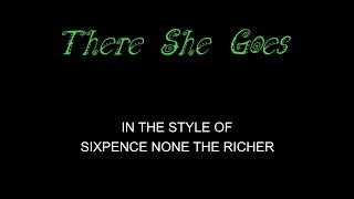 Sixpence None The Richer  There She Goes  Karaoke  With Backing Vocals [upl. by Barnes]