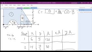 Statics  Centroids of Composite Shapes 1 [upl. by Porte143]