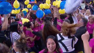 Legendary Gymnastics coach Valorie Kondos Field gets dance party sendoff from UCLA [upl. by Anawd]