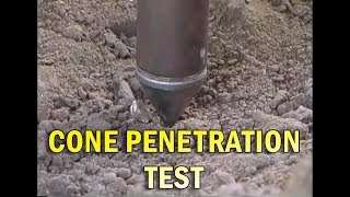 Cone Penetration Test2001 [upl. by Menken]