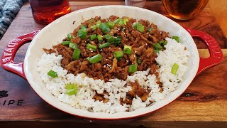 Korean Ground Turkey amp Rice Bowls  KendraCookingTyme [upl. by Winn]