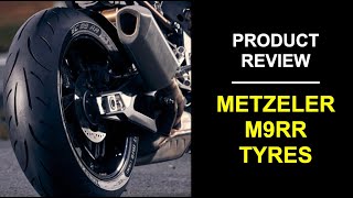 Motorcycle Tyre Review Metzeler Sportec M9RR on a BMW S1000RR [upl. by Verdie]