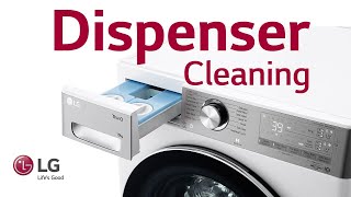 LG FrontTop Load Washer Detergent Dispenser Cleaning Tutorial [upl. by Ahtnamas]