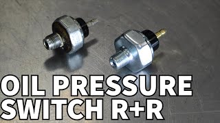 Engine Oil Pressure Switch Removal Replacement amp System Overview [upl. by Romina]