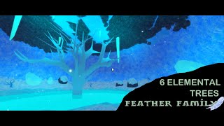 How to find all 6 ELEMENTAL TREES in Feather Family Roblox [upl. by Nylsirk148]