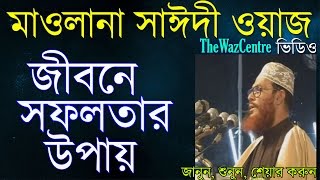 জীবনে সফলতার উপায় Mawlana Delwar Hossain Saidi Waz। [upl. by Secor796]