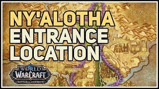 Nyalotha Raid Entrance World of Warcraft Uldum [upl. by Benjamen897]