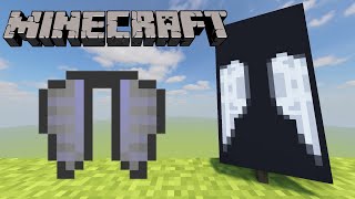 ELYTRA Minecraft banner tutorial Wings [upl. by Stanwinn305]