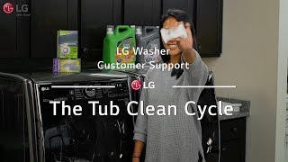 LG Washer  The Tub Clean Cycle [upl. by Ireland]