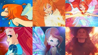 ALL BLOOM TRANSFORMATIONS UP TO NETFLIX  FATE The Winx Saga VS Original Winx Club Comparison [upl. by Lenes]