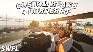 CUSTOM BEACH  BORDER ROLEPLAY  ROBLOX  Southwest Florida [upl. by Juliana]