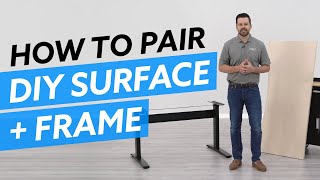 DIY Standing Desks How To Pair a Surface with Standing Desk Frame [upl. by Masterson]