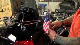 Kuryakyn Garage Honda Goldwing Trunk Accessories Install [upl. by Budge]