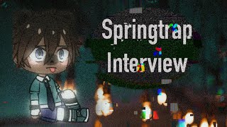 Fnaf 1 reacts to springtrap interview [upl. by Rugen370]