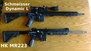 HK MR223 A3 vs Schmeisser Dynamic L AR15 Vergleich und zerlegen [upl. by Cynth]