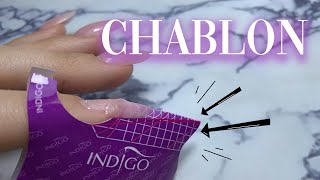 TUTO ONGLES EN GEL CHABLON 🌸 [upl. by Diarmit]