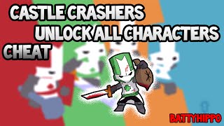 Castle Crashers  Unlock All Characters CheatPC [upl. by Brianne]