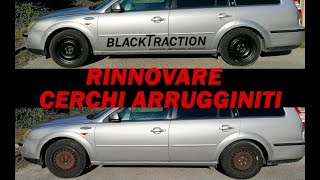 RINNOVARE CERCHI ARRUGGINITI E RISPARMIARE [upl. by Wahs]