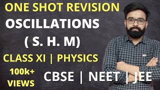 One Shot Revision  Oscillations  SHM  Class 11th Physics  CBSE  JEE  NEET [upl. by Robert]