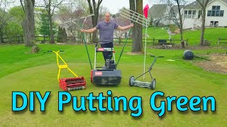 Back Yard DIY Putting Green Everything You Need to Know [upl. by Airol287]