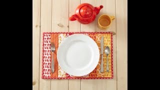 QuiltAsYouGo Place Mat [upl. by Nomael]