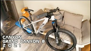 CANYON Grand Canyon 8  2021 bike check  walk around [upl. by Llyrrad]