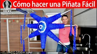 PIÑATA NAVIDEÑA  VickyRecetaFacil [upl. by Areyk]