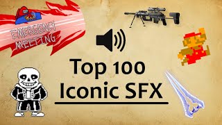 100 Most Iconic Video Game Sound Effects 19802019 [upl. by Colinson]