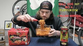 9 Million Scoville Spicy Ramen Noodle Challenge  LA BEAST [upl. by Cosma]